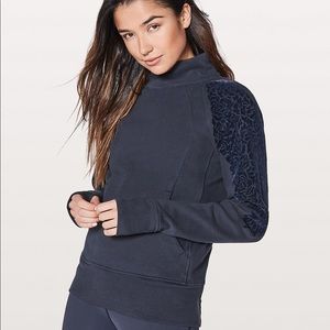 Floral flock pullover lululemon